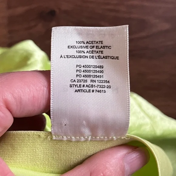 Mini Slip Neon Yellow - Picture 8 of 10